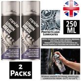 2X Rapide Lithium Grease 250ml Spray Paint